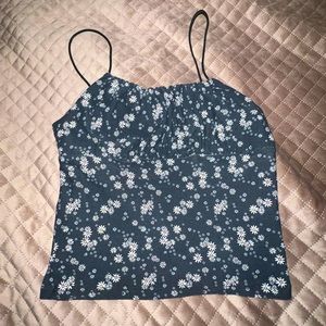 Front ruched bust tank